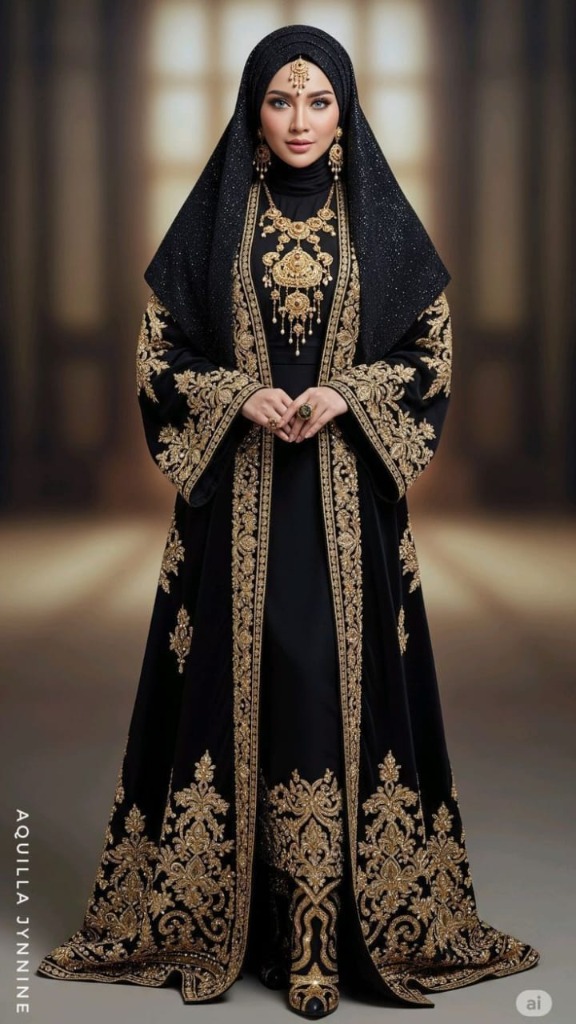 Black Gold Abaya